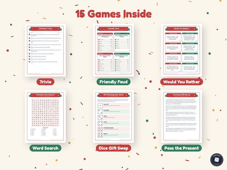 Christmas Party Games Bundle preview