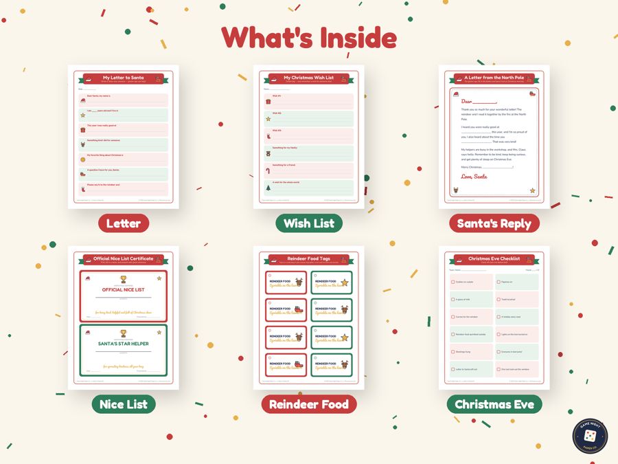 Letter to Santa Kit preview