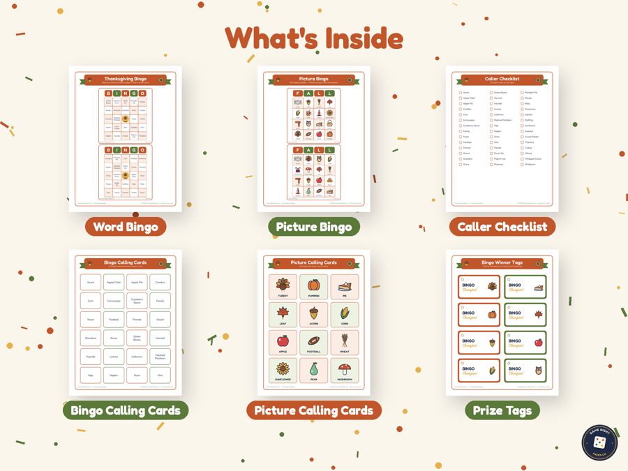 Thanksgiving Bingo preview