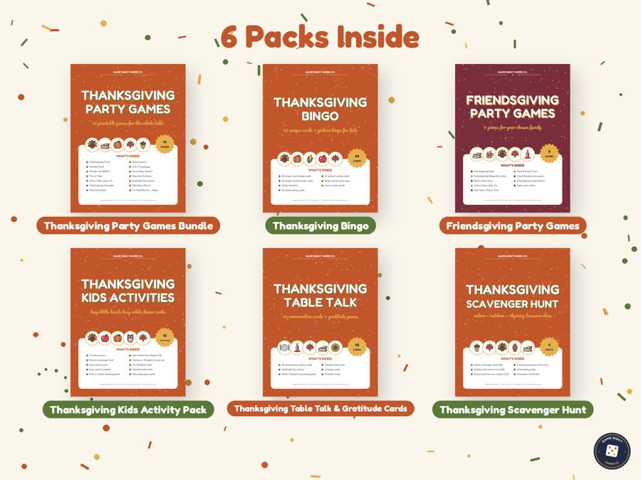 Thanksgiving Bundle (6 Packs) preview