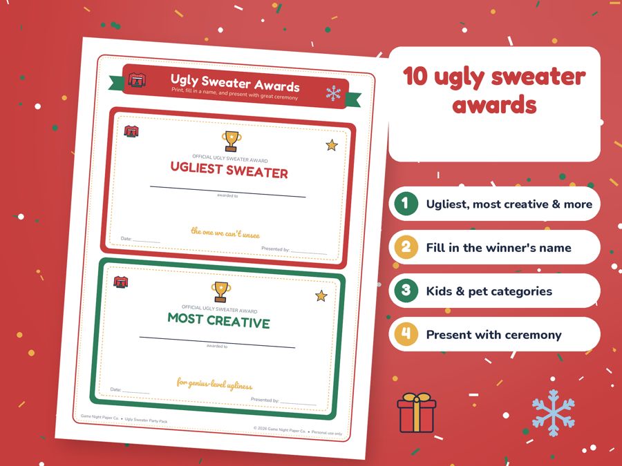 Ugly Sweater Party Pack preview