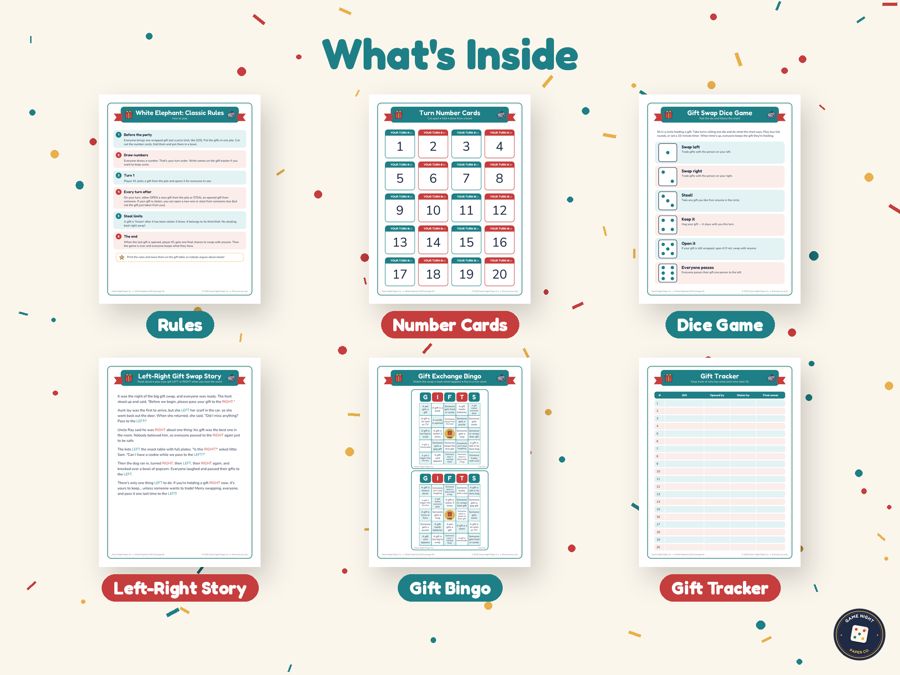 White Elephant Gift Exchange Kit preview
